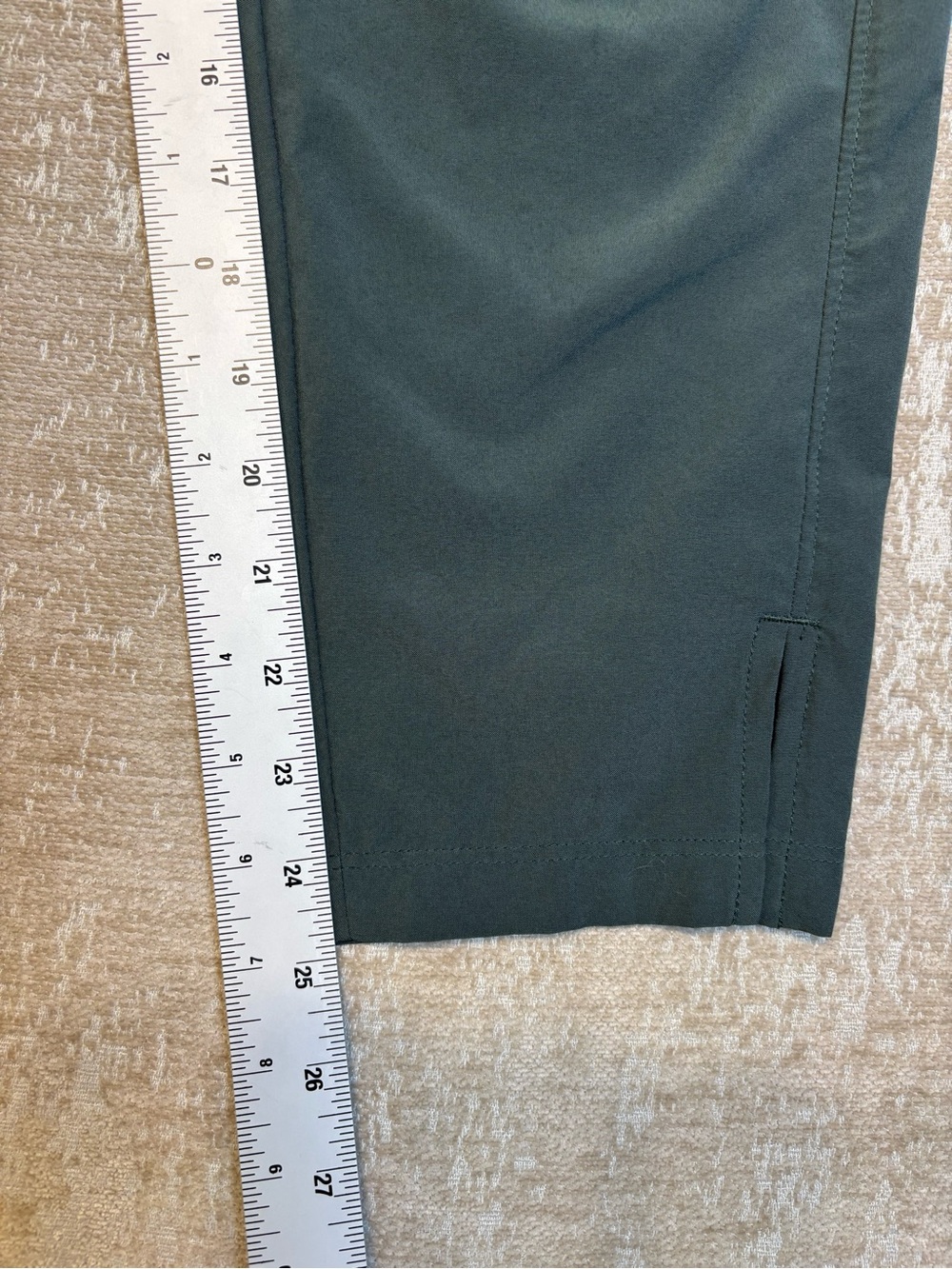 Zella Wide-Leg Elastic Waist Pants in Dark Green - Picture 7 of 10